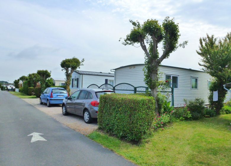 Camping les Salines – Colleville Montgomery – emplacement mobil-home