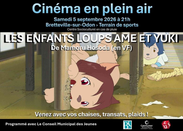 Ciné plein air-Bretteville-sur-Odon-Les enfants loups