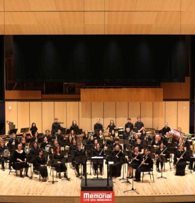 Concert au Mémorial de Caen : The Doane University Concert Band (USA)