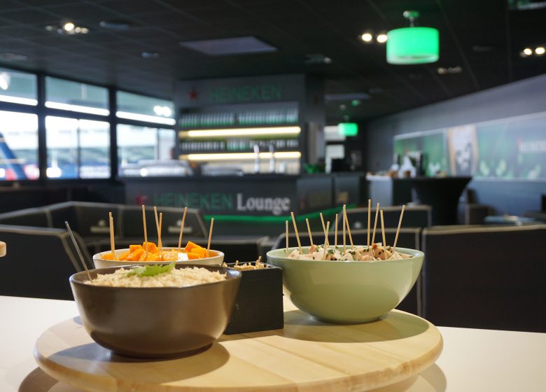 Buffet de réception au Stade Malherbe Caen 