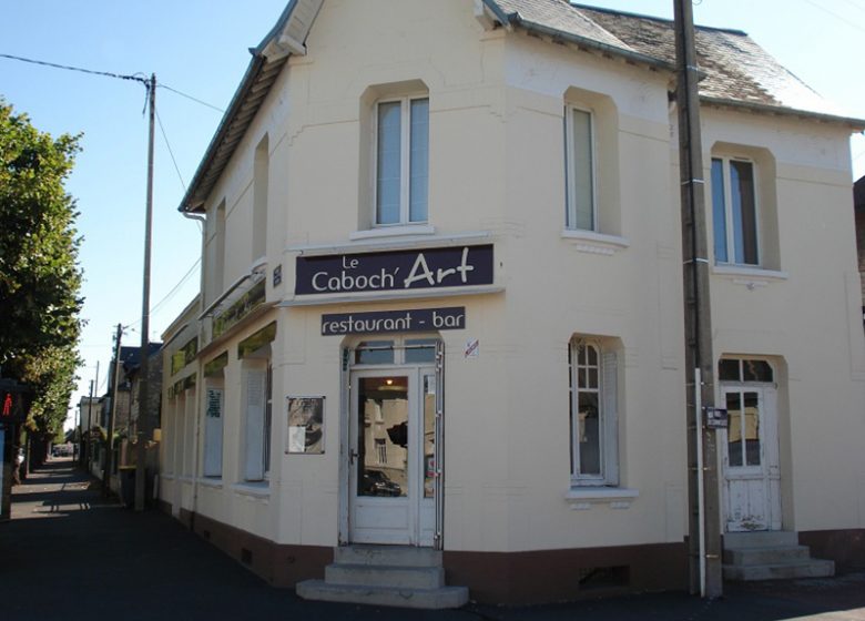 Façade du restaurant le Caboch'Art à Caen