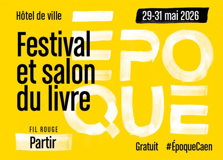 Affiche générique du festival et salon du livre Epoque 