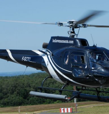Vol en hélicoptère au-dessus des Plages du Débarquement
