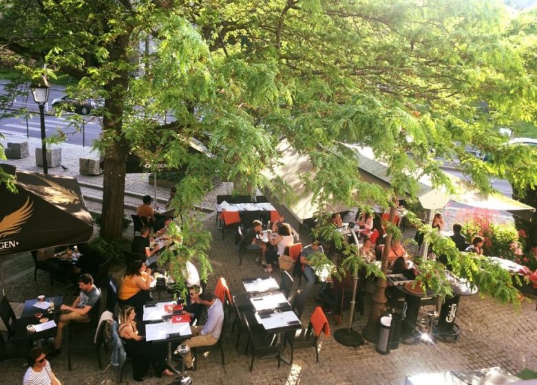 Terrasse quartier historique du Vaugueux