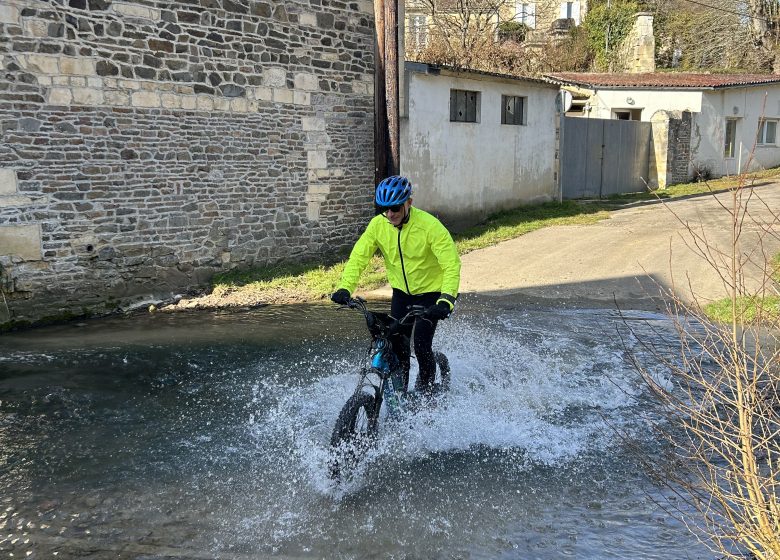 Trott’in Caen Franchissement d’une rivière