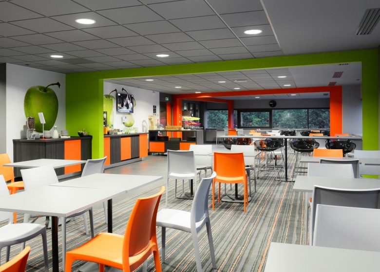 Ibis STyles Caen Centre Gare Salle petit dej