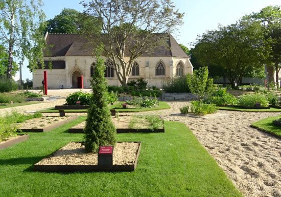 Jardin des simples au château de Caen