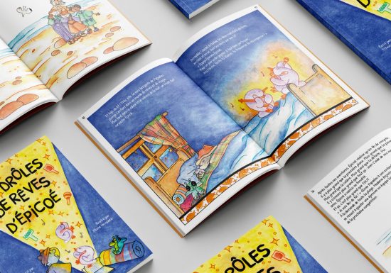 Mock Up livre Les drôles de rêves d&rsquo;Épicoé
