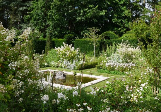 Jardin en chambre de verdure Le Jardin Blanc