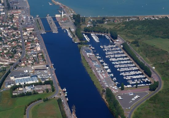 Ouistreham – Port-de-Plaisance-Vue-aérienne