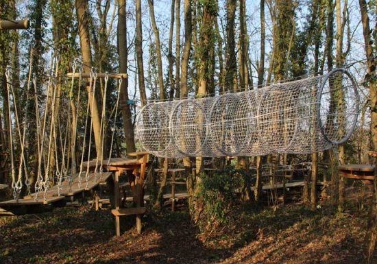 Parcours aventure tunnel Calvados