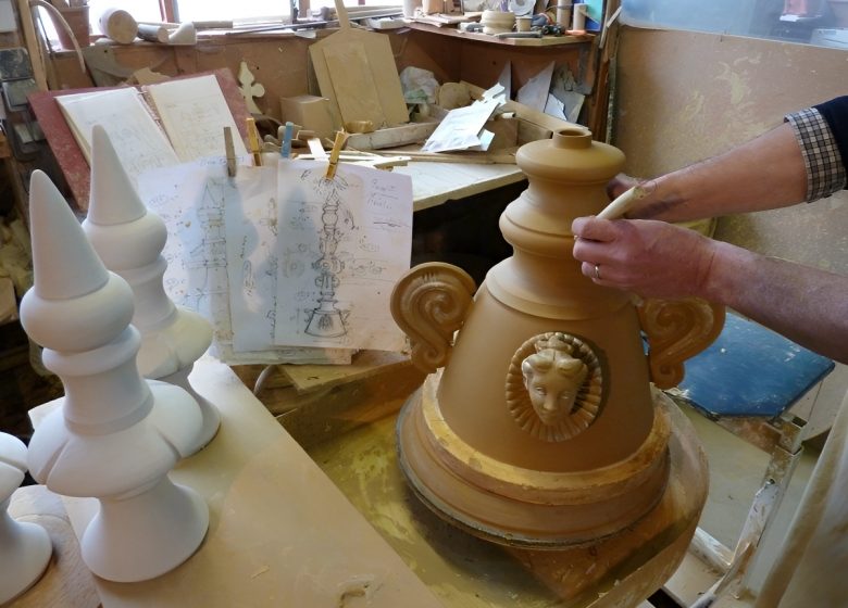 Poterie du Mesnil de Bavent, atelier pot