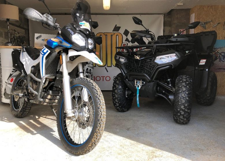 Quad et moto