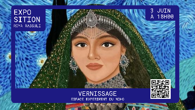 Vernissage exposition Roya Rassuli au MoHo