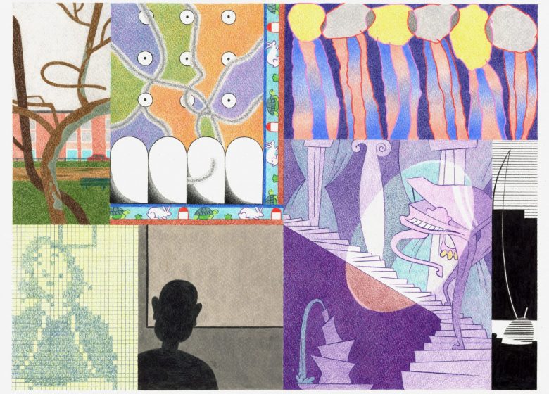 Vrac (bouchon) _2025 _ Crayon de couleur sur papier Fabriano_30x40cm