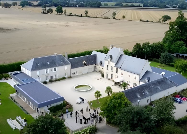 Manoir des marronniers vue du ciel