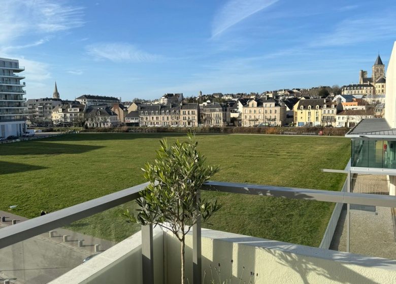 Terrasse de l'Appartement Presqu'île à Caen en Normandie