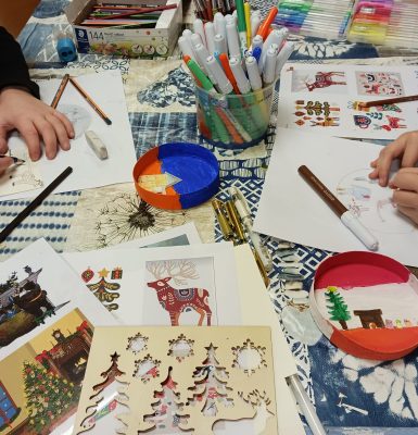 Atelier en duo : Dans ma boite, Noël se prépare