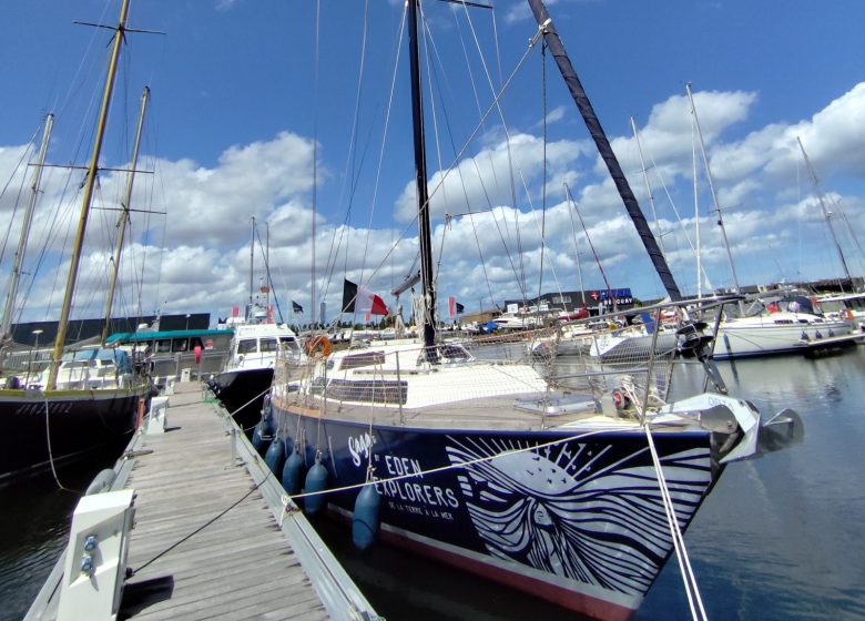 Balade en mer avec skipper à bord du bateau Le Saga Ouistreham Normandie
