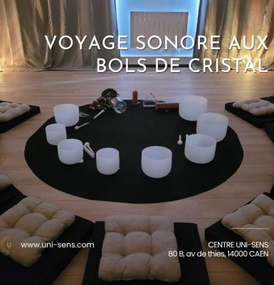 Voyage sonore aux bols de cristal