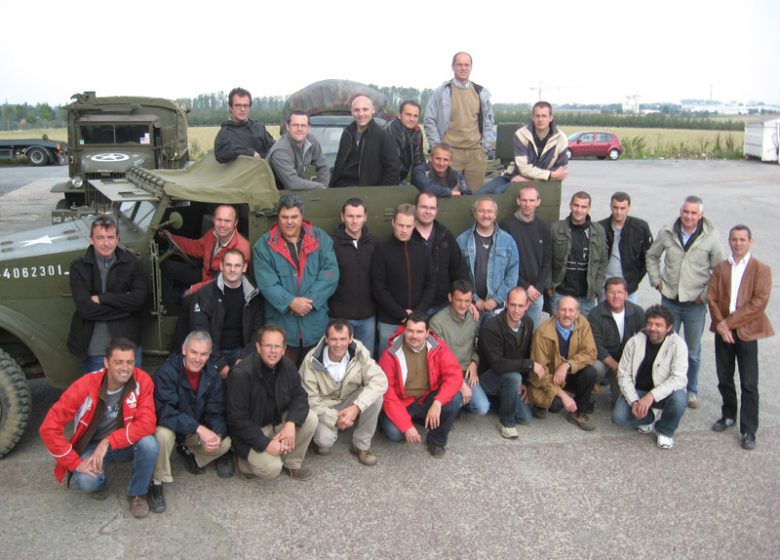 Groupe en visite avec la DDay Academy