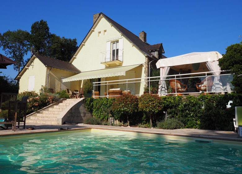 Piscine de la Chambres d'hôtes La Bruyère Normandie