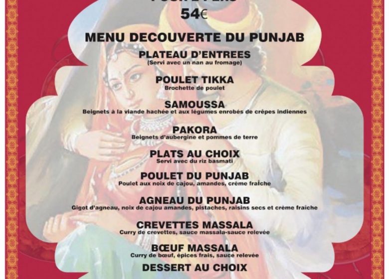 Restaurant La Porte du Punjab spécialités indiennes et pakistanaises à Caen en Normandie