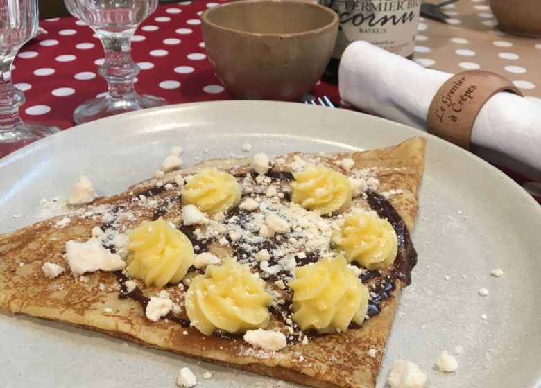 Plat de la Crêperie Le Grenier à Crêpes à Caen en Normandie