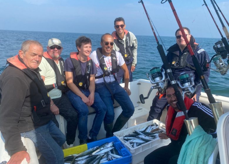 Le Poséidon Pêche en mer à Ouistreham en Normandie