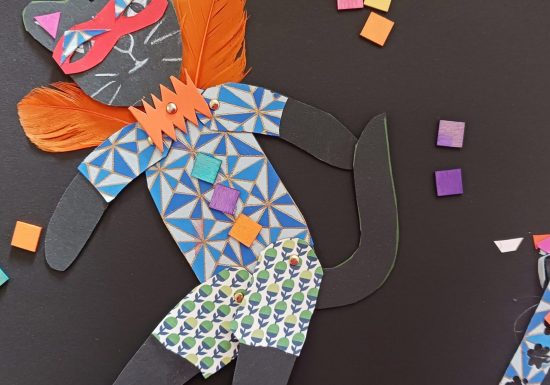 Atelier Famille – Les animaux se déguisent – pantin articulé