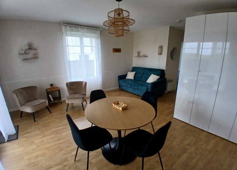 Studio en front de mer à Ouistreham en Normandie