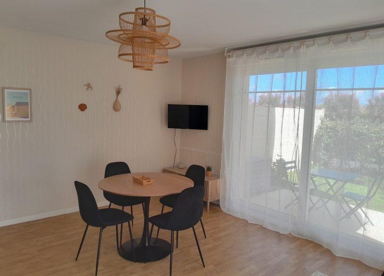 Studio en front de mer à Ouistreham en Normandie