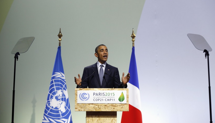 prompteur-conferencier-COP-21-Barack-Obama