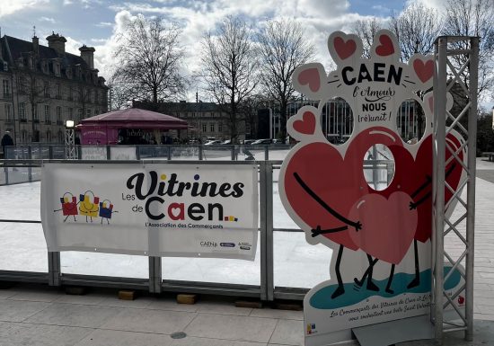 patinoire vitrines de caen