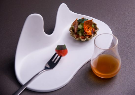 Séquence restaurant amuse bouche gastronomique