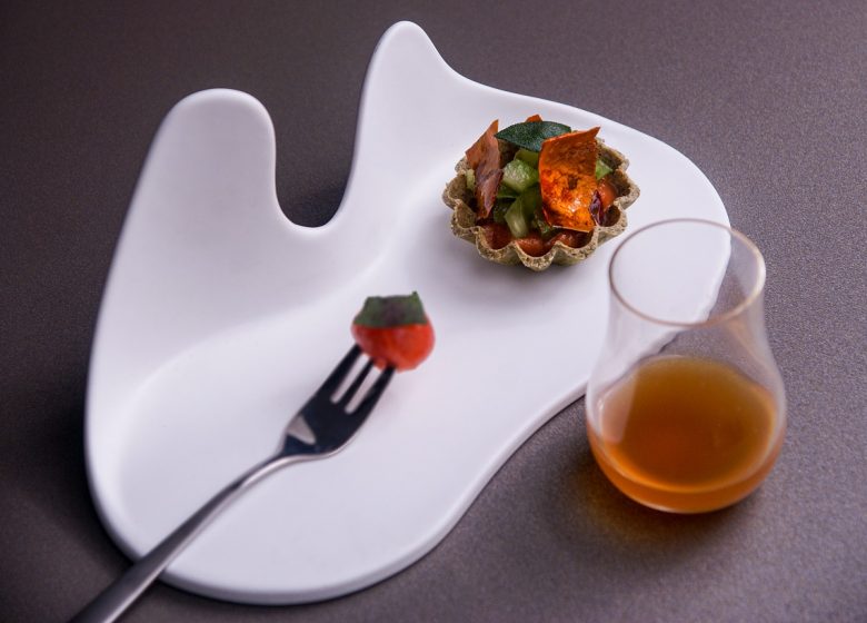 Séquence restaurant amuse bouche gastronomique