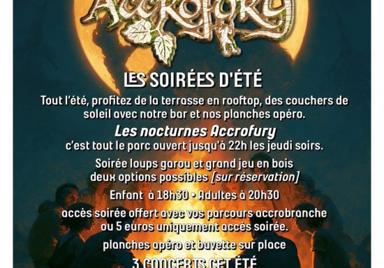 soirées d&rsquo;été accrofury
