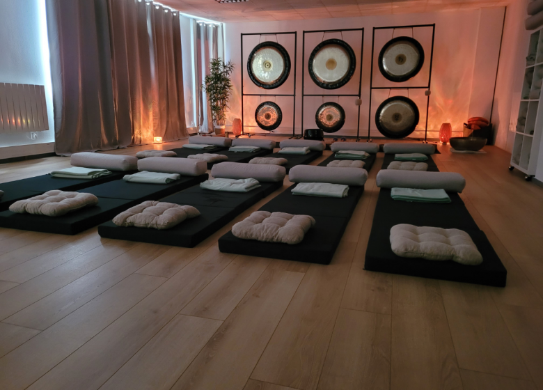 Salle de relaxation du centre