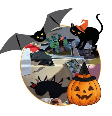 Atelier en duo : Création de masques Halloween